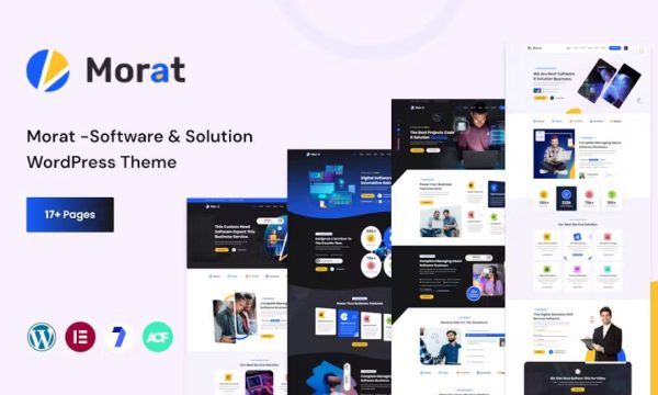 Morat – Software & Solution WordPress Theme