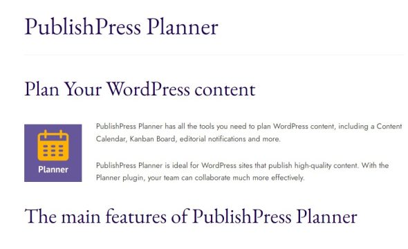 PublishPress Planner Pro