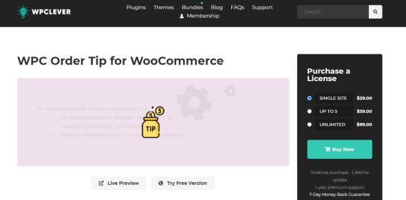 WPC Order Tip for WooCommerce