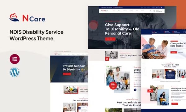 Ncare – NDIS Disability Service WordPress Theme