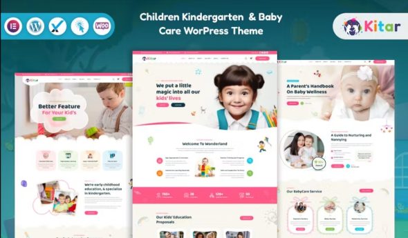 Kitar – Children Kindergarten & Baby Care WordPres