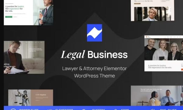 Legal Business – Attorney & Lawyer WordPress Theme