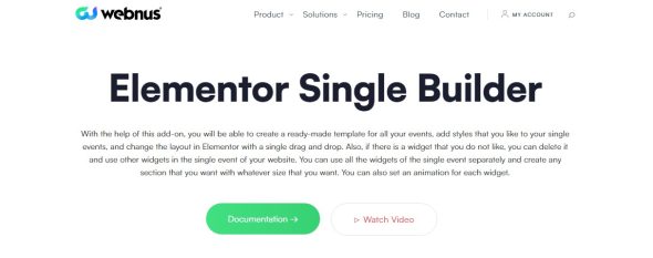 Elementor Single Builder for MEC