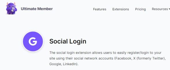 Ultimate Member – Social Login