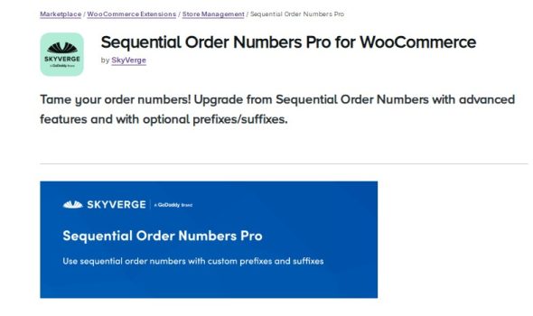 WooCommerce Sequential Order Numbers Pro