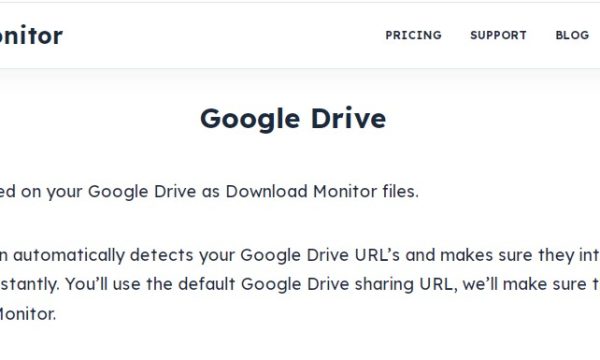 Download Monitor Google Drive