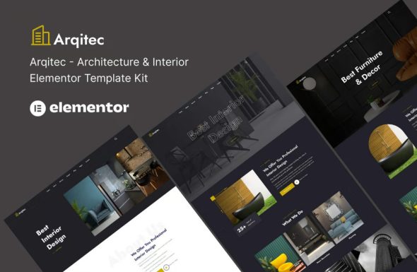 Arqitec – Architecture & Interior Elementor Template Kit