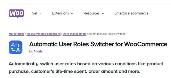 Automatic User Roles Switcher