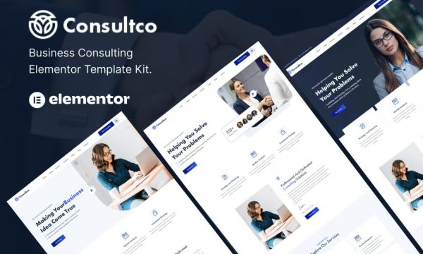 Consultco – Consulting Business Elementor Template Kit