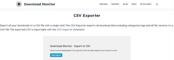 Download Monitor CSV Exporter