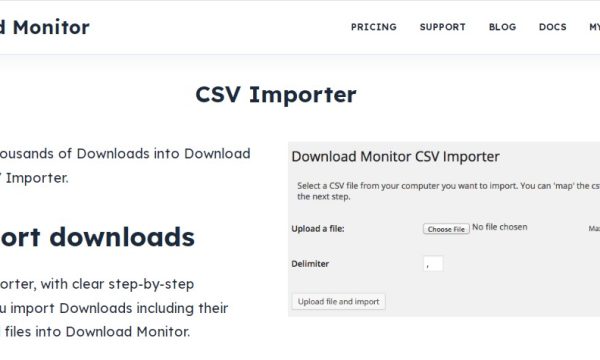 Download Monitor CSV Importer