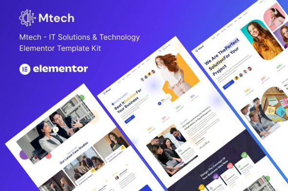 Mtech – IT Solutions & Technology Elementor Template Kit