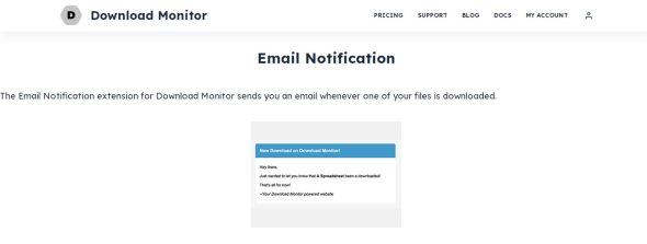 Download Monitor Email Notification