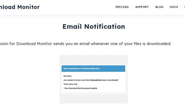 Download Monitor Email Notification