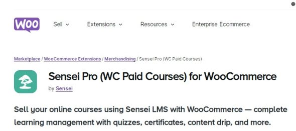 Sensei Pro (WC Paid Courses)