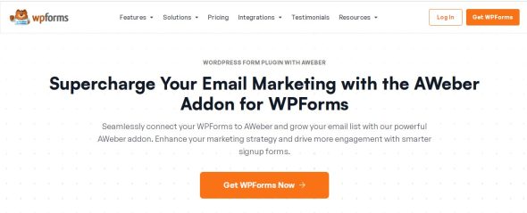 WPForms AWeber Addon