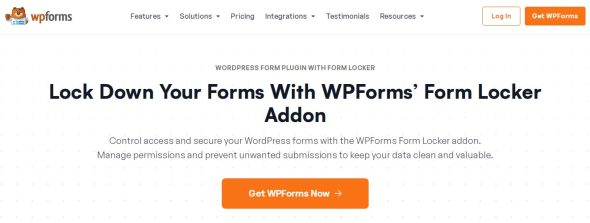 WPForms Form Locker Addon