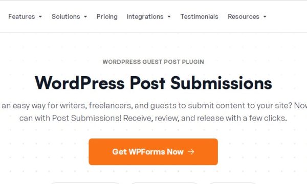 WPForms Post Submissions Addon