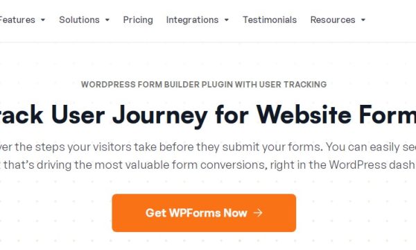 WPForms User Journey