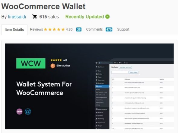 WooCommerce Wallet (CodeCanyon)