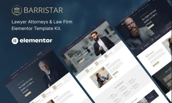 Barristar – Lawyer Attorney and Law Firm Template Kit