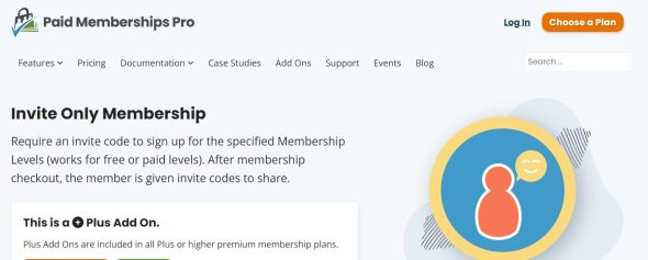 Paid Memberships Pro – Invite Only Add On