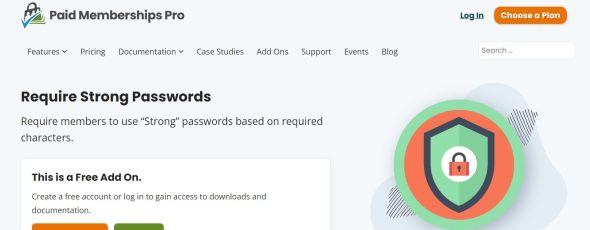 Paid Memberships Pro – Require Strong Passwords