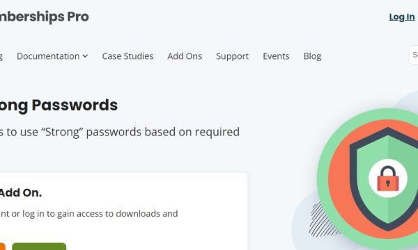 Paid Memberships Pro – Require Strong Passwords