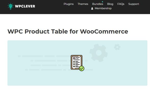 WPC Product Table for WooCommerce