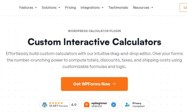 WPForms Calculations