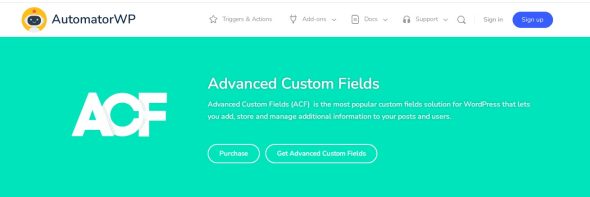 AutomatorWP – Advanced Custom Fields