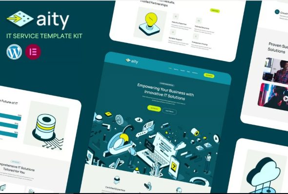 Aity – IT & Software Service Elementor Template Kit