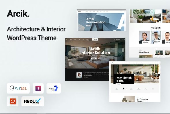 Arcik – Architecture WordPress Theme