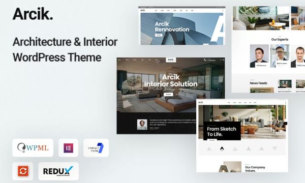 Arcik – Architecture WordPress Theme