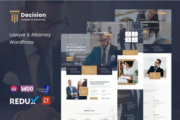 Decision – Law & Lawyer WordPress Theme