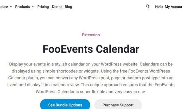 FooEvents Calendar