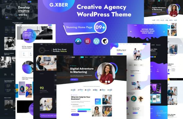 Gxber – Creative Agency WordPress Theme