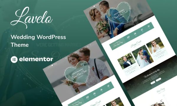 Lavelo – Wedding WordPress Theme