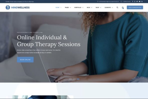 Mindwellness – Psychology and Counseling WordPress