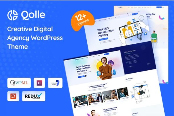 Qolle – Digital Marketing Agency WordPress Theme