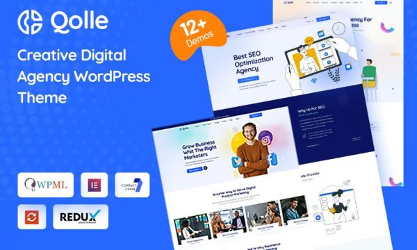 Qolle – Digital Marketing Agency WordPress Theme