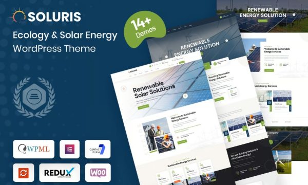 Soluris – Ecology & Solar Energy WordPress Theme