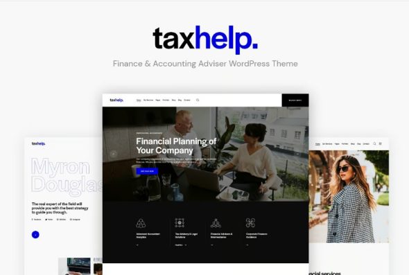 Tax Help – Finance & Business Accounting Adviser Theme