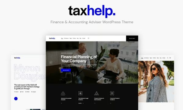 Tax Help – Finance & Business Accounting Adviser Theme