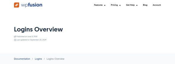 WP Fusion – Logins Addon