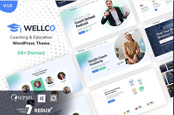 Wellco – Coaching & Online Courses WordPress Theme