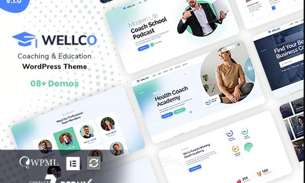 Wellco – Coaching & Online Courses WordPress Theme