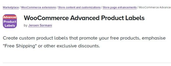 WooCommerce Advanced Product Labels