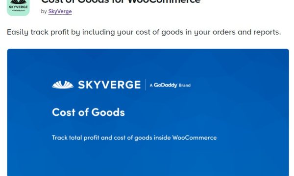 WooCommerce Cost of Goods