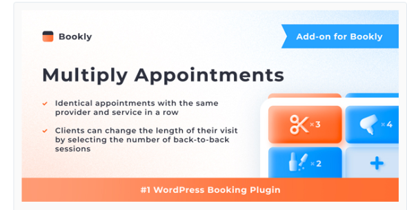 Bookly Multiply Appointments